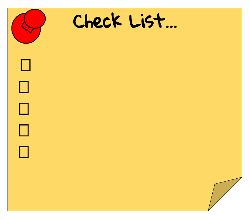 Checklist Clipart Transparent Png