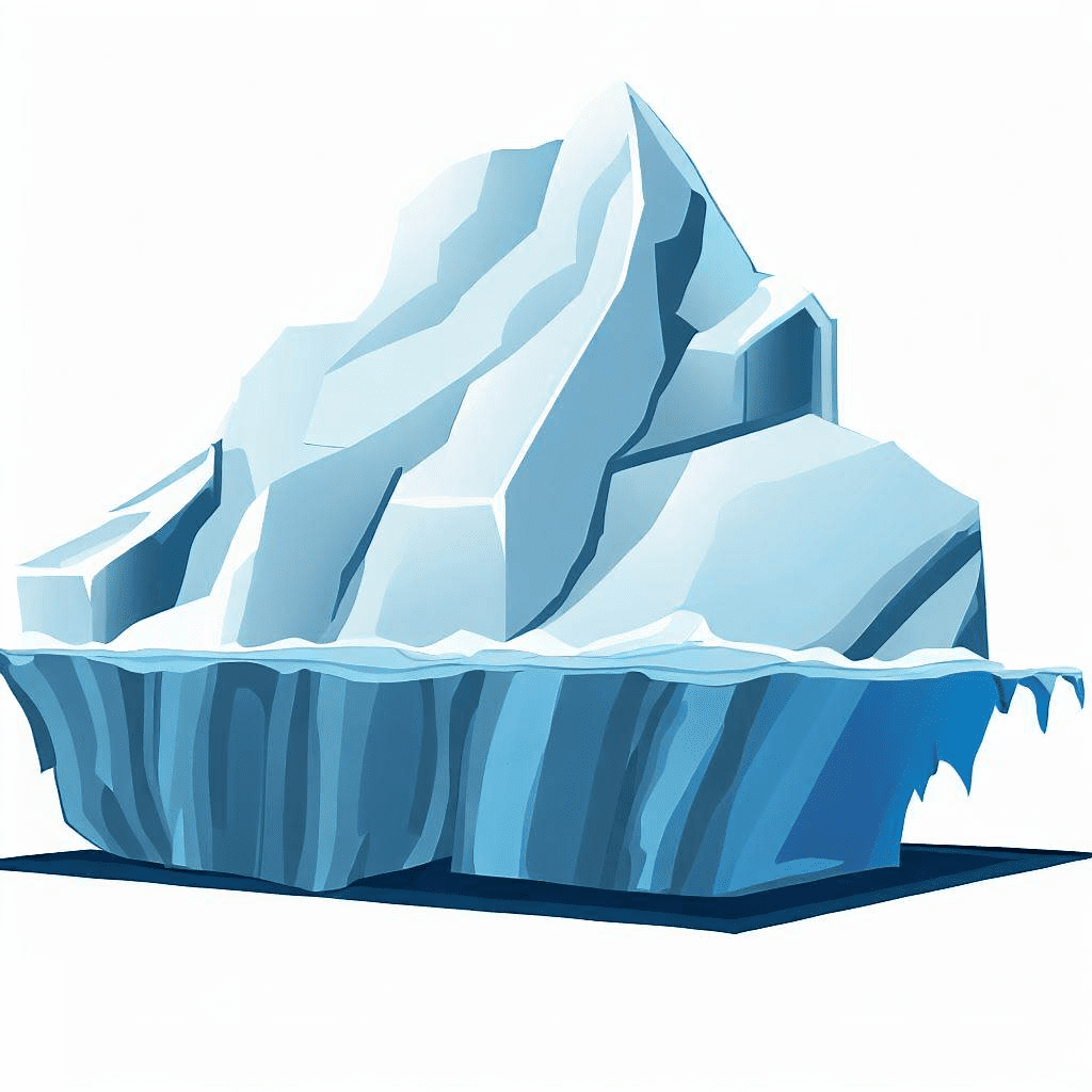 Clipart Of Iceberg