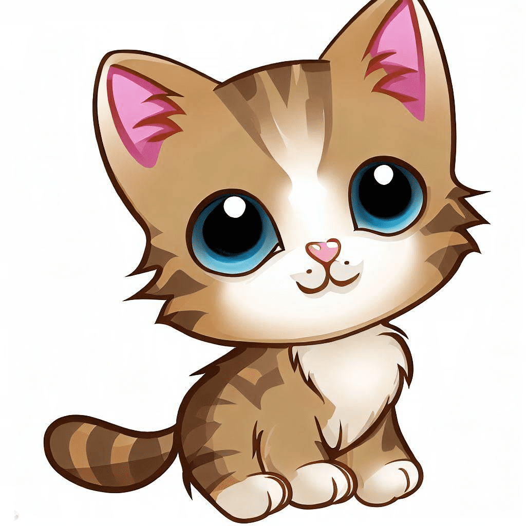Clipart of Kitten