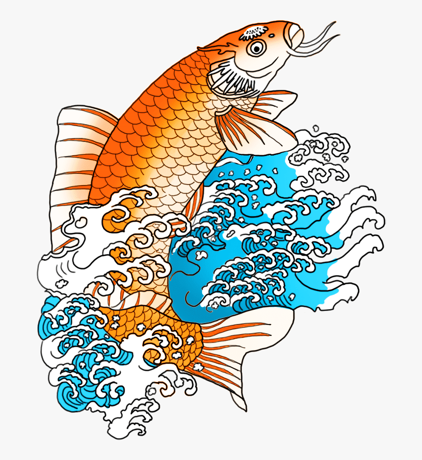 Clipart of Koi Fish