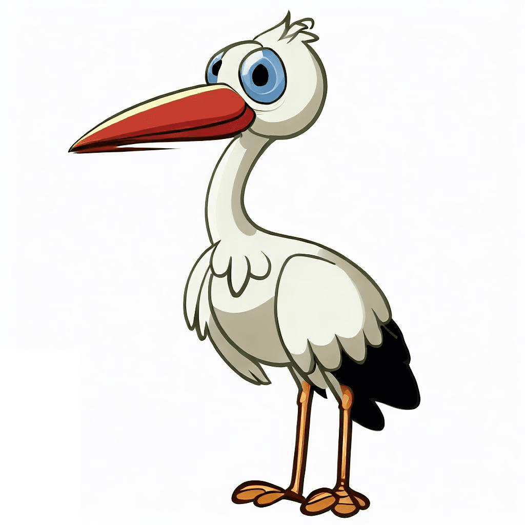Clipart of Stork