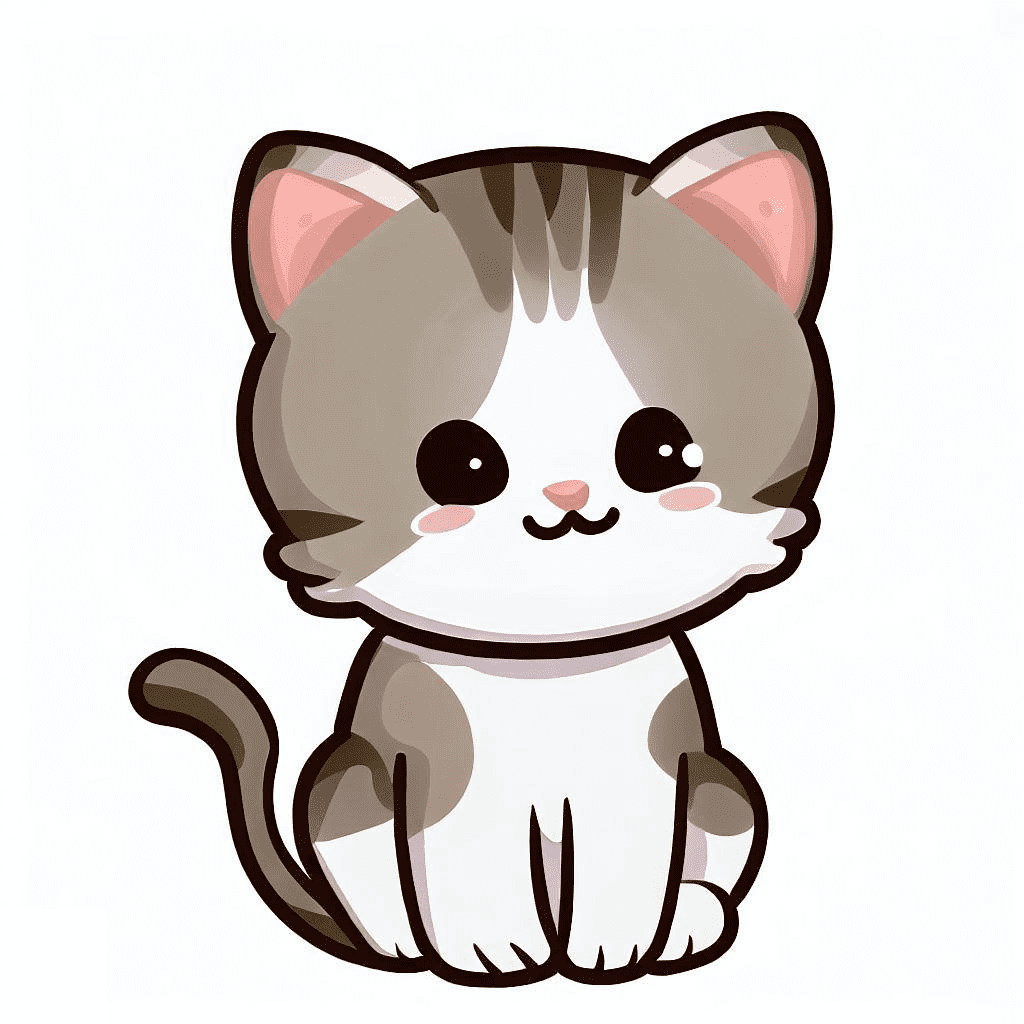 Cute Kitten Clipart Free