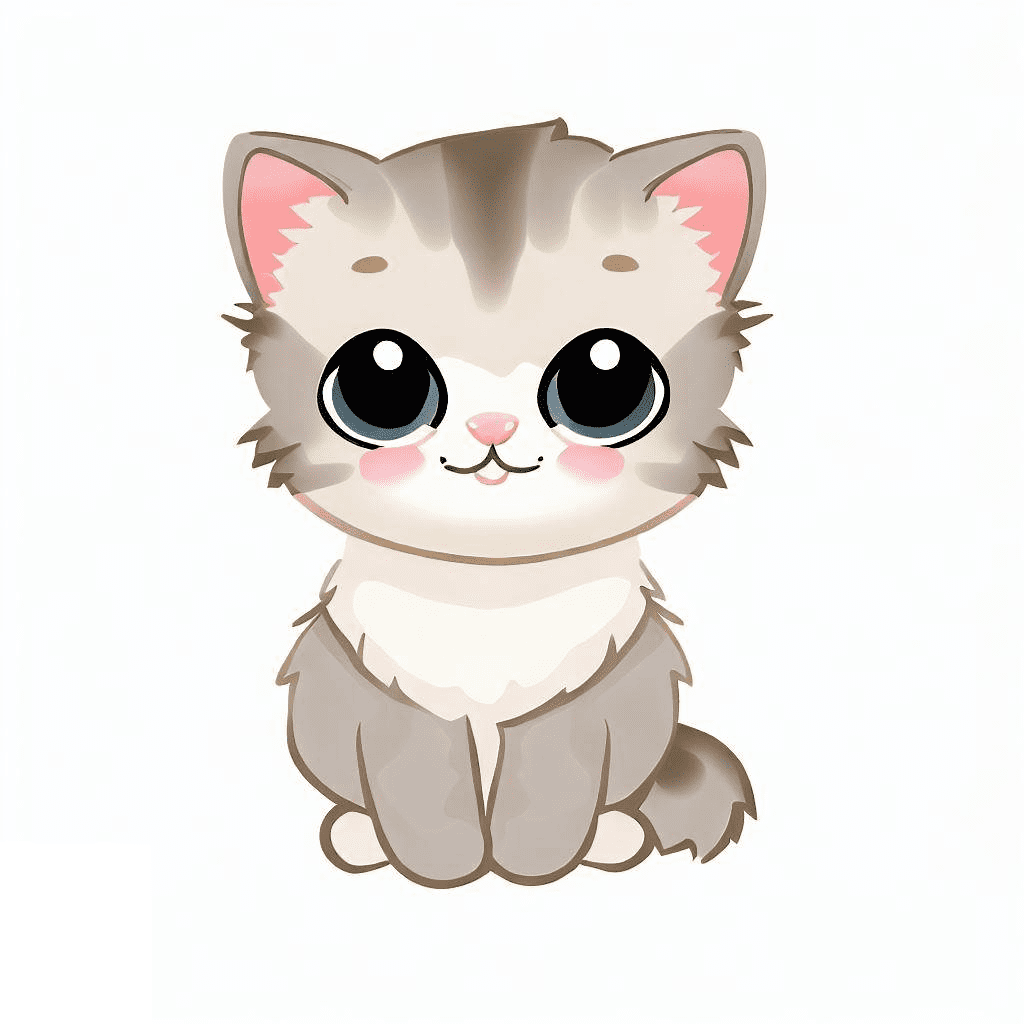 Cute Kitten Clipart Images