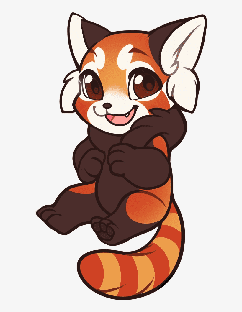 Cute Red Panda Clipart