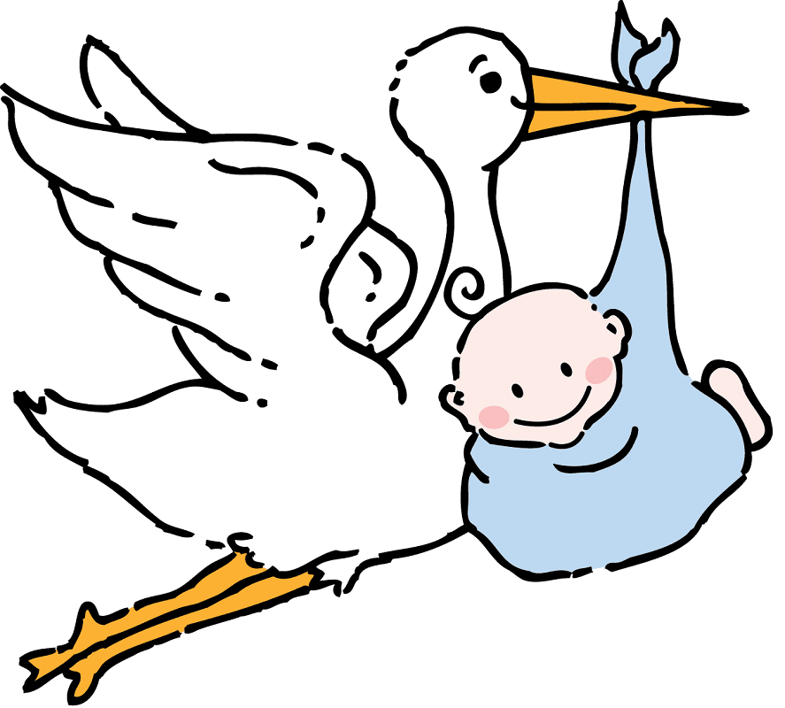 Delivery Stork Clipart