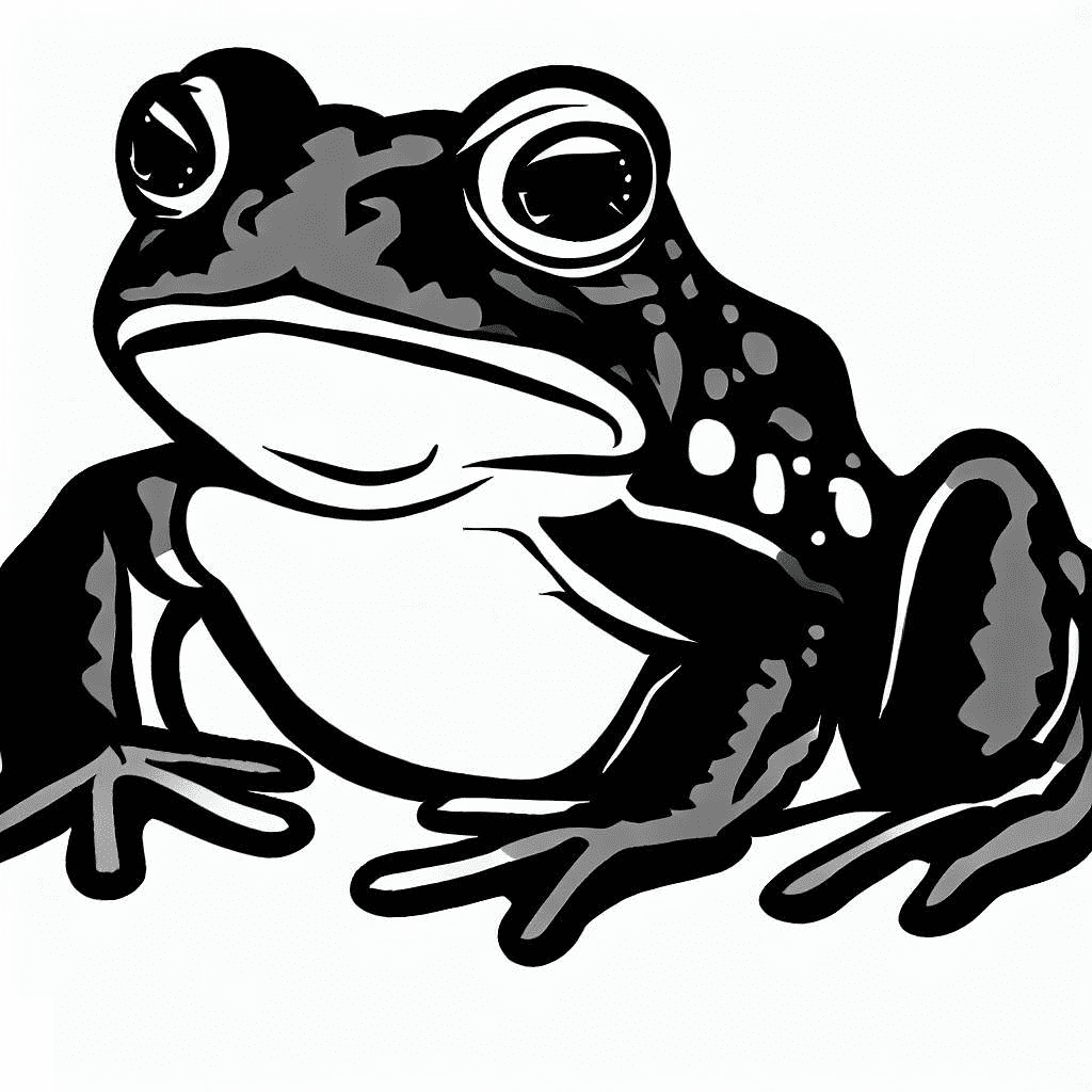 Download Toad Clipart Black and White