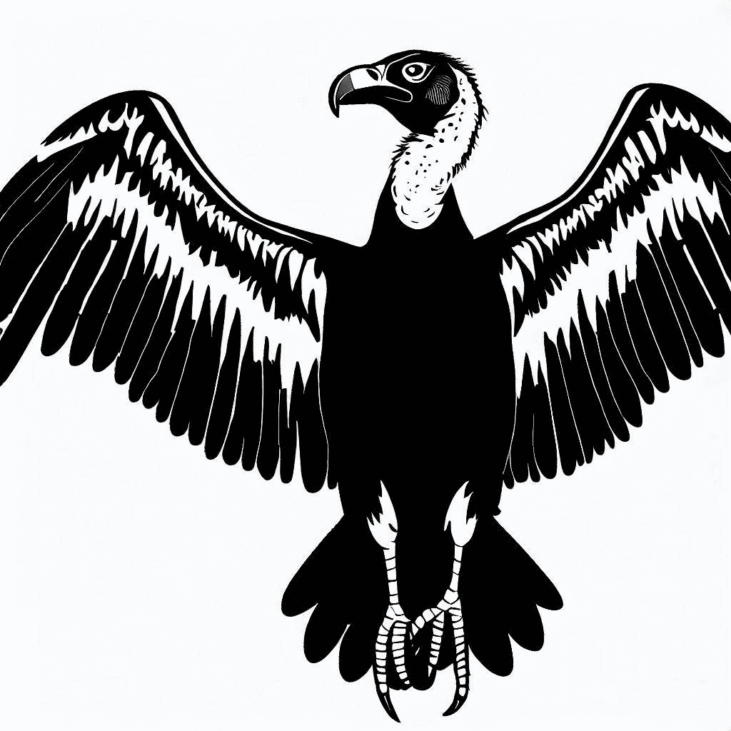 Download Vulture Clipart Black and White