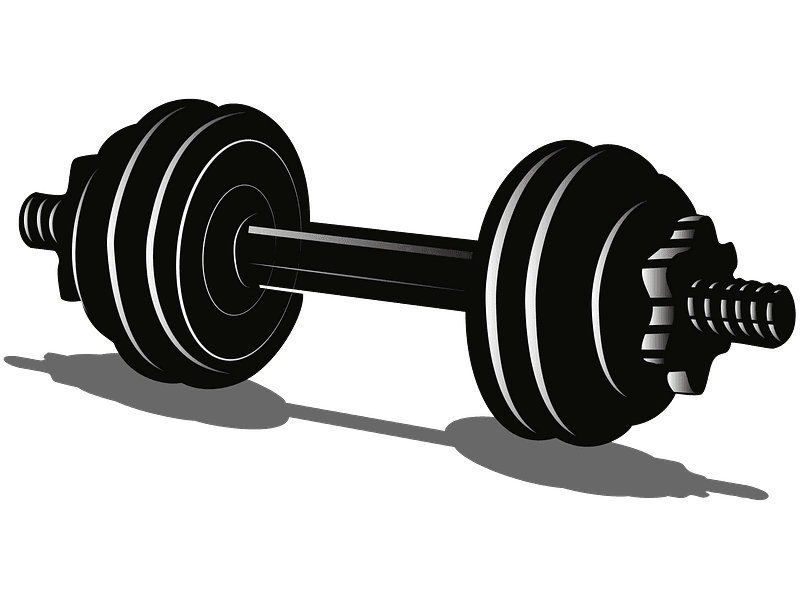 Dumbbell Clipart Transparent Free