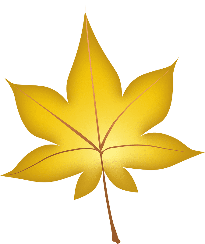 Fall Maple Leaf Clipart Transparent