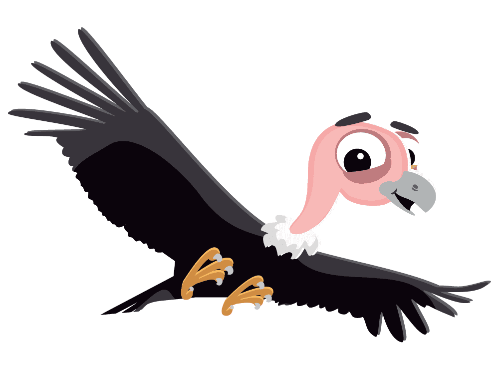 Flying Vulture Clipart
