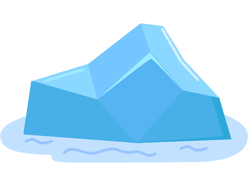 Iceberg Transparent Clipart