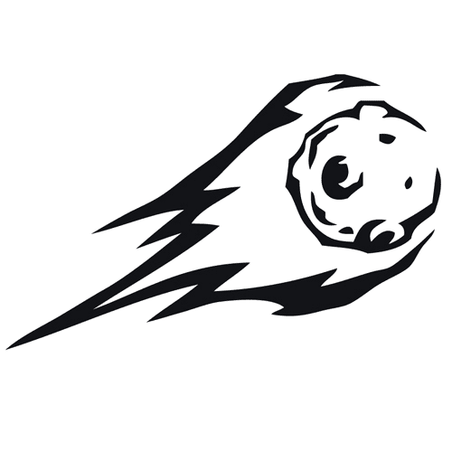 Meteor Clipart Black and White