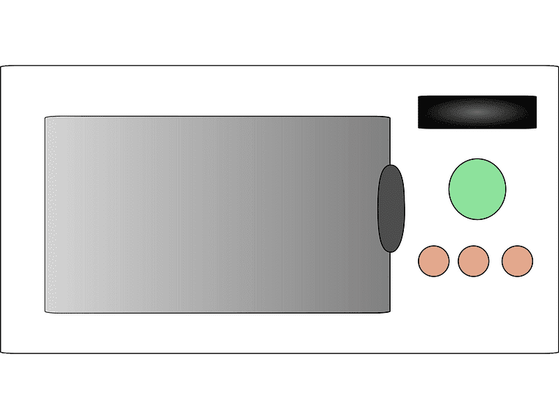 Microwave Oven Clipart Transparent