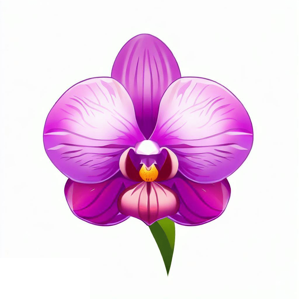 Orchid Flower Clipart Image
