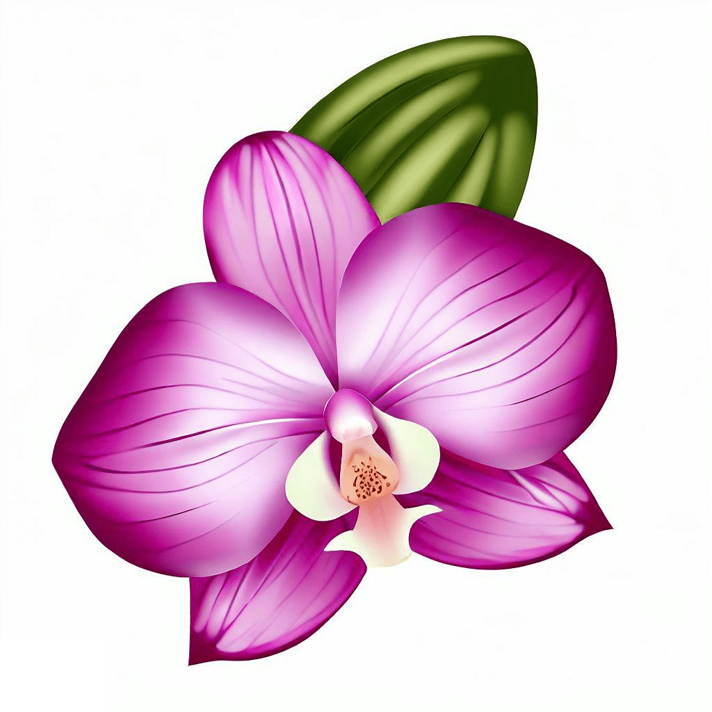 Orchid Flower Clipart Png Image