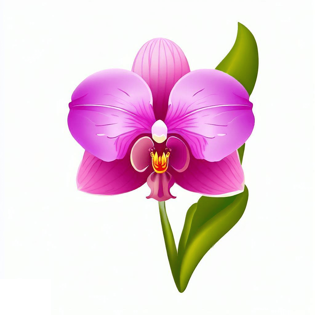 Orchid Flower Clipart Png Images