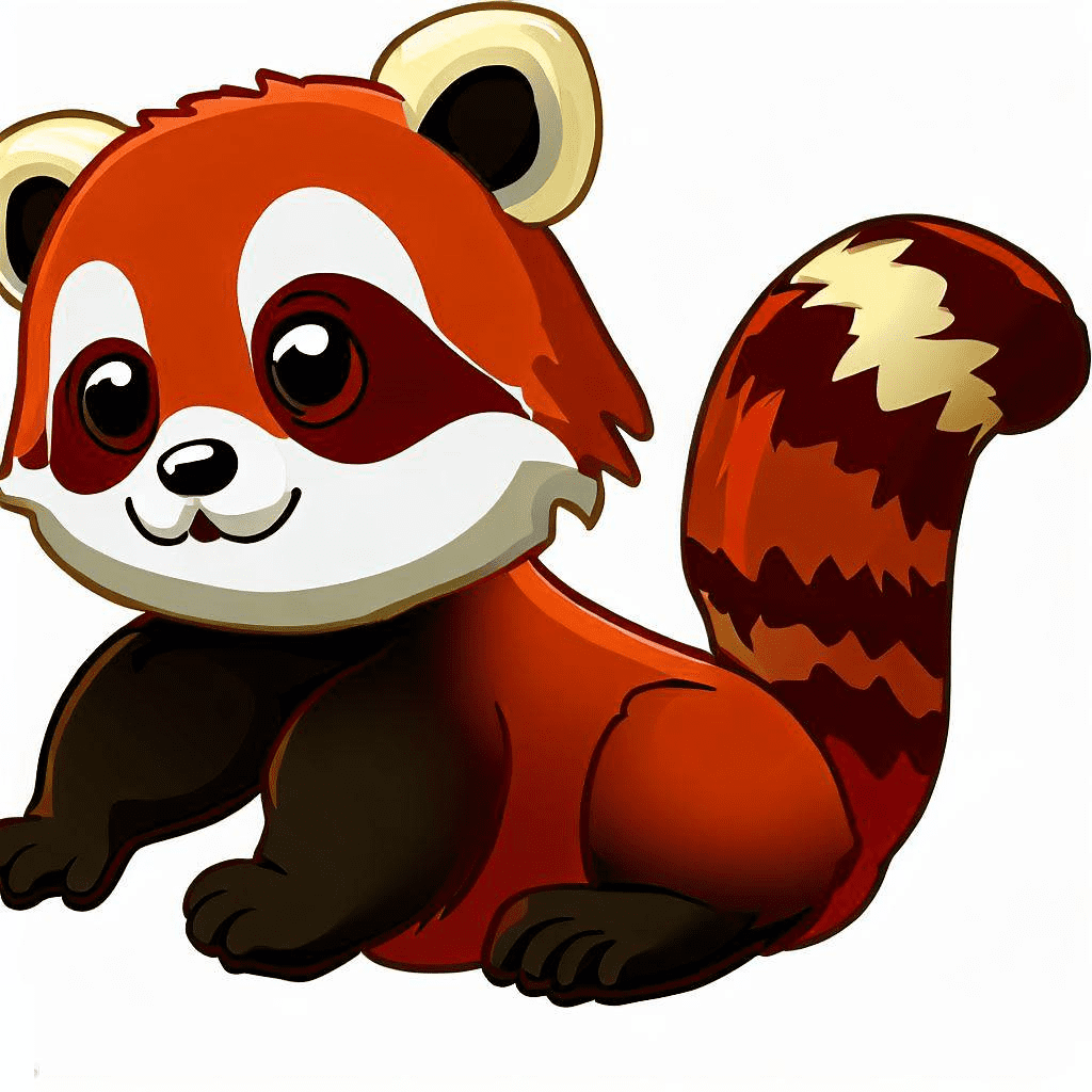 Red Panda Clipart Image