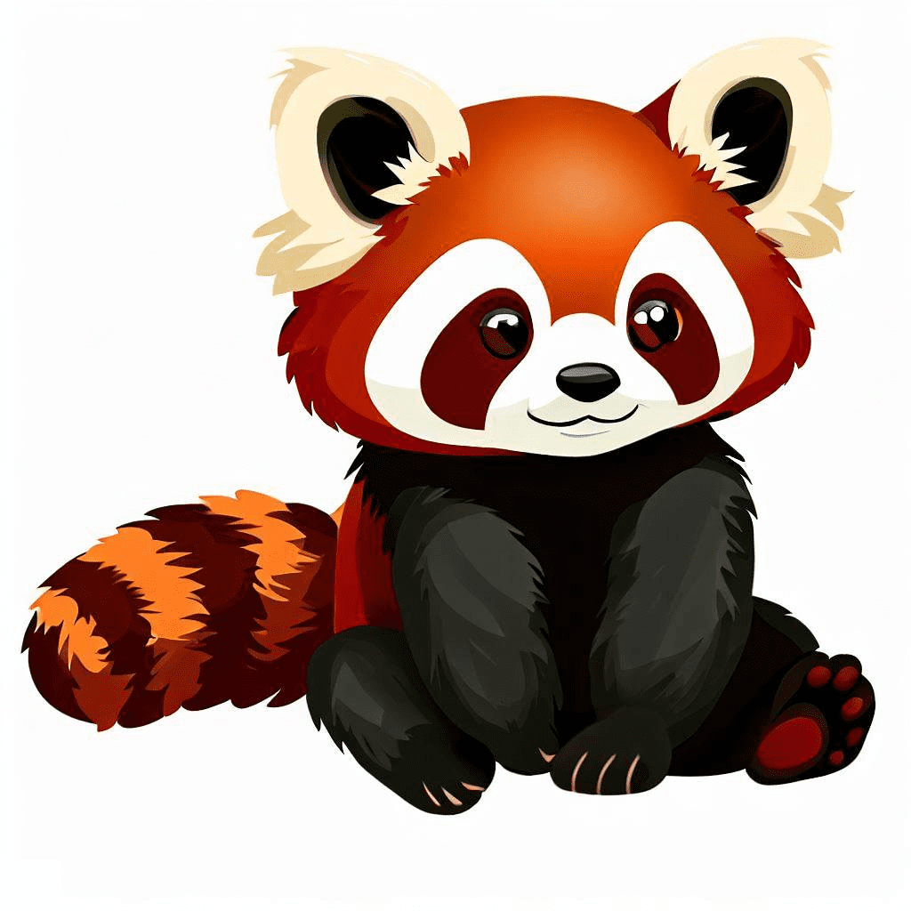 Red Panda Clipart Png Image