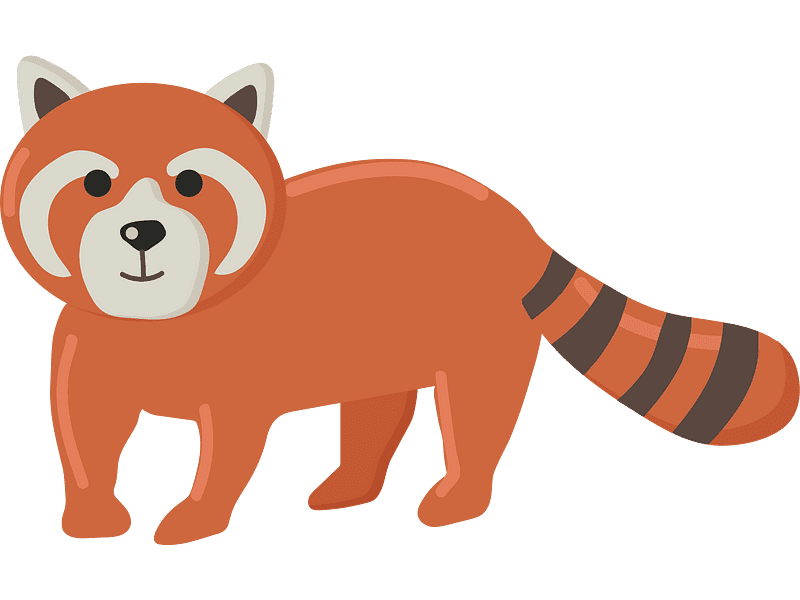 Red Panda Clipart Transparent Background