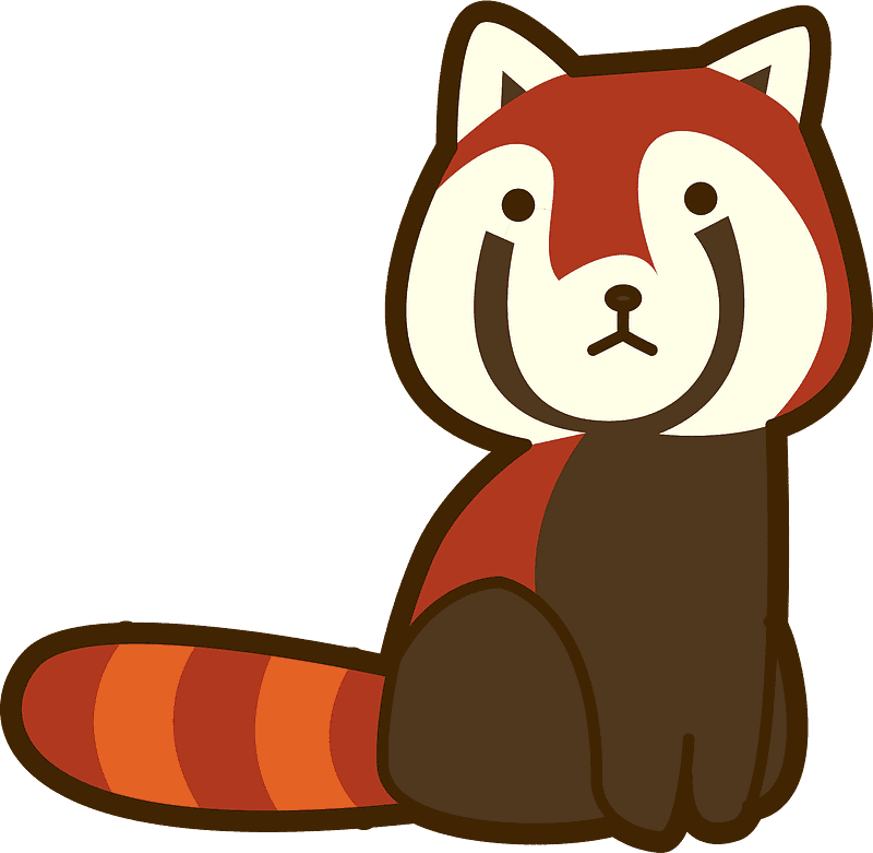 Red Panda Clipart Transparent Free