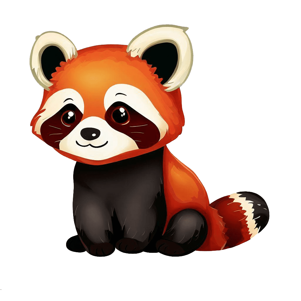 Red Panda Clipart Transparent Image