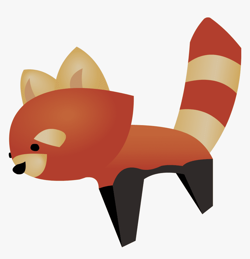 Red Panda Png Clipart