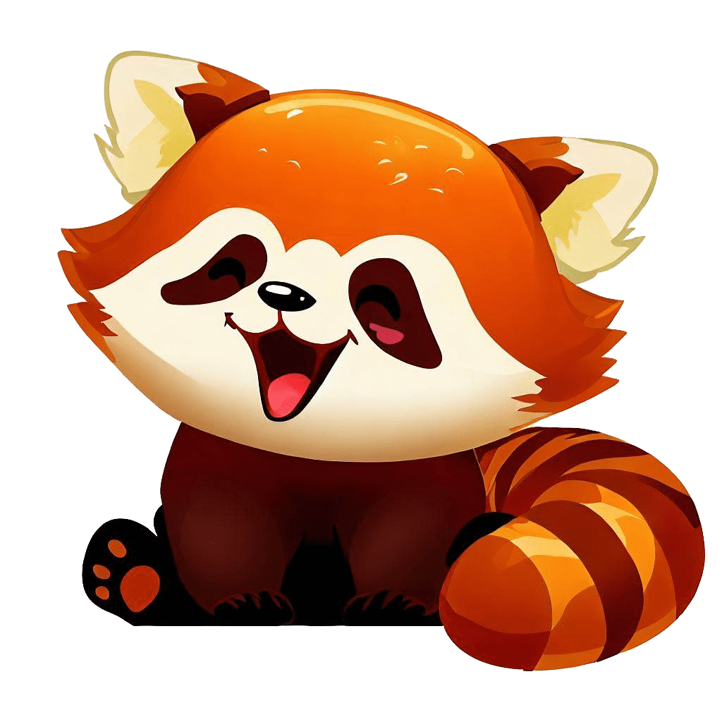 Red Panda Transparent Clipart