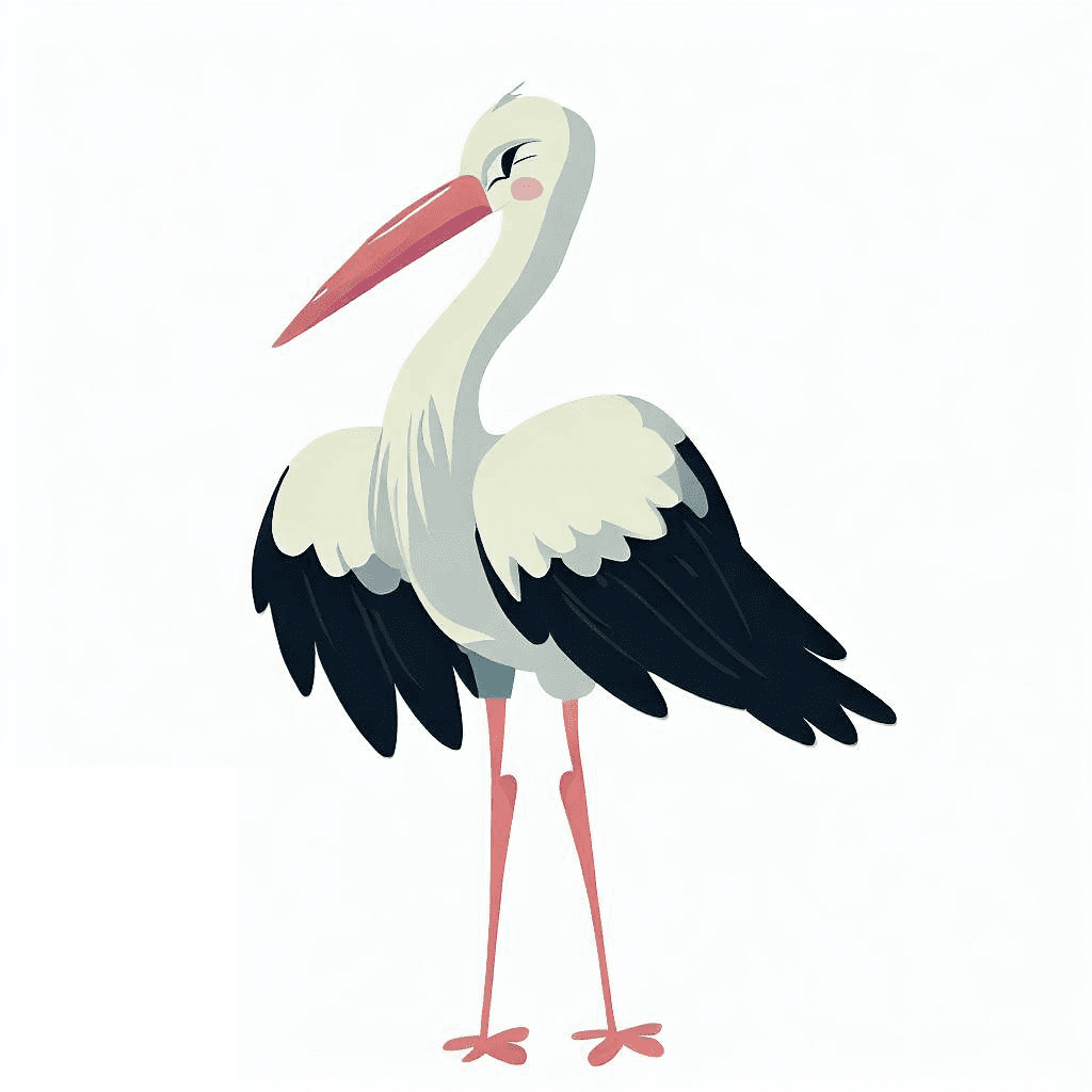 Stork Clipart Image