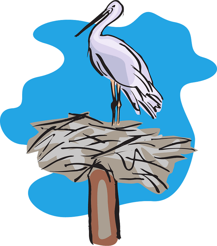 Stork Clipart Transparent For Free