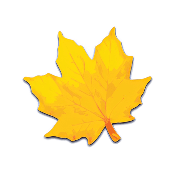 Yellow Maple Leaf Clipart Free