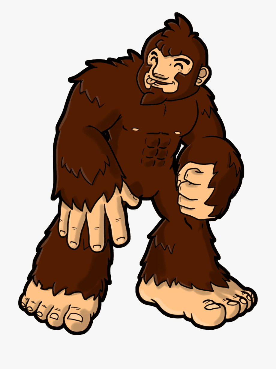 Cartoon Bigfoot Clipart