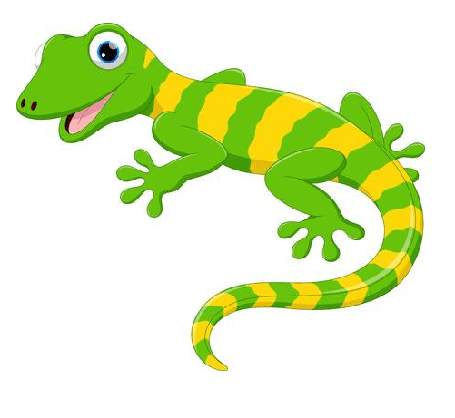 Cartoon Gecko Clipart