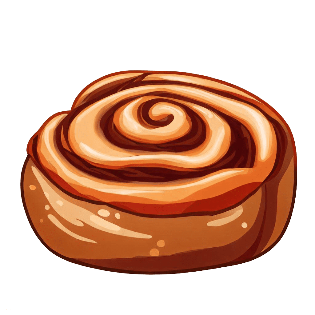 Cinnamon Roll Clipart Transparent Background - ClipartLib