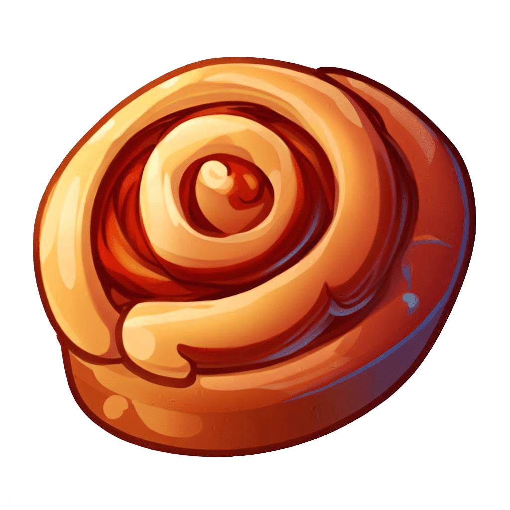 Cinnamon Roll Transparent Clip Art