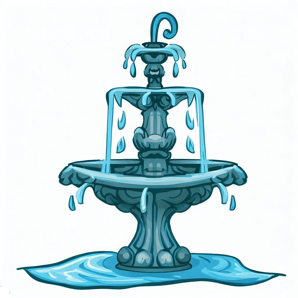 Clipart of Fountain