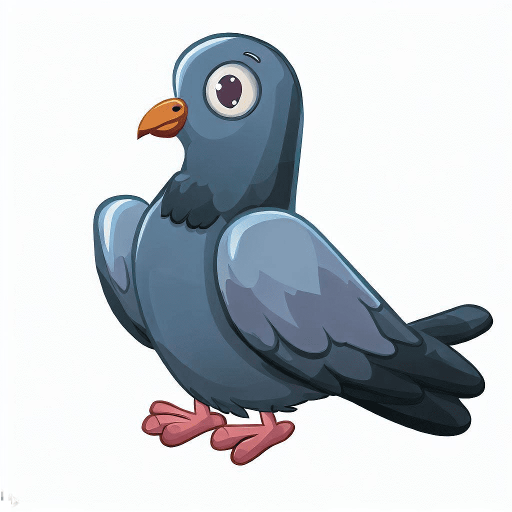 Cute Pigeon Clipart