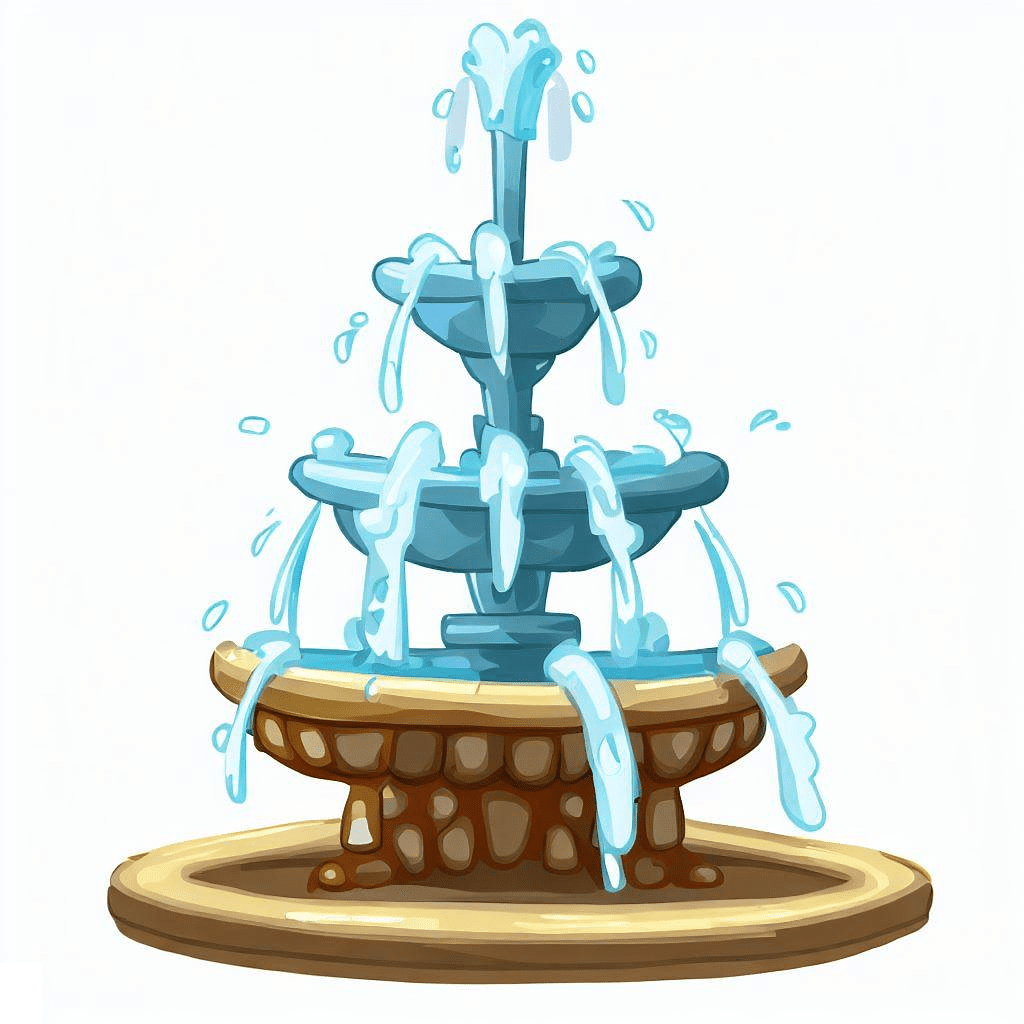 Fountain Clip Art Image