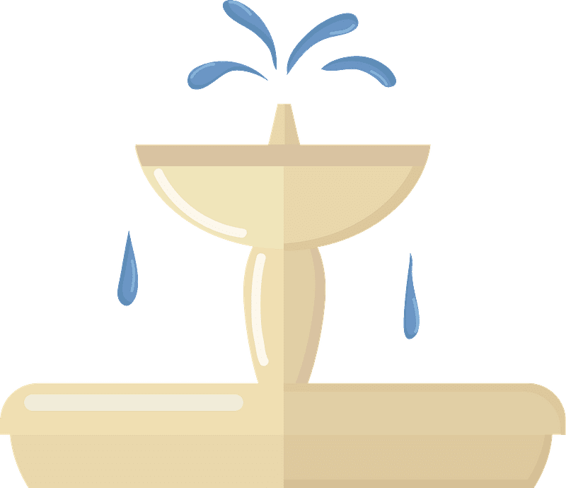 Fountain Clipart Transparent Free