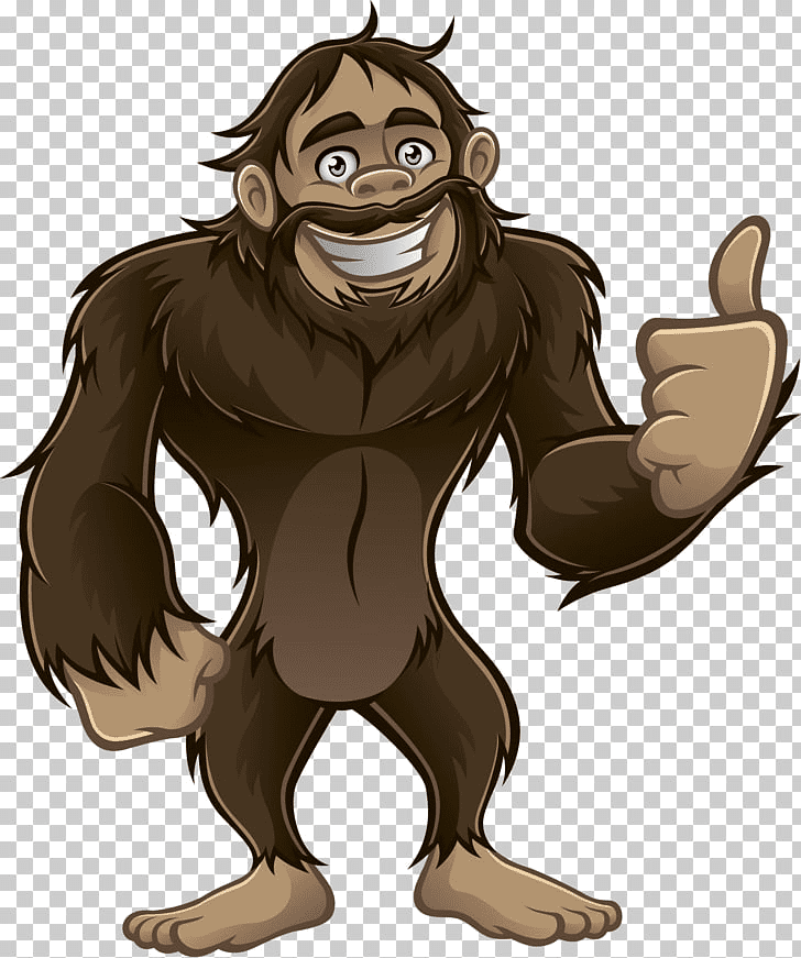 Funny Bigfoot Clipart