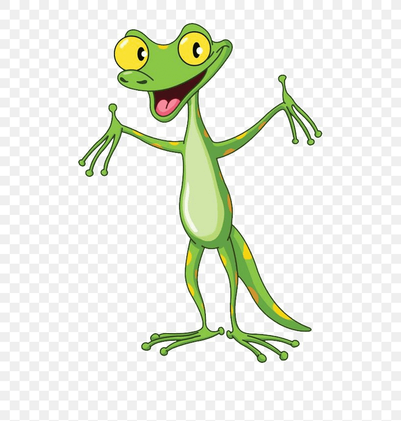 Funny Gecko Clipart
