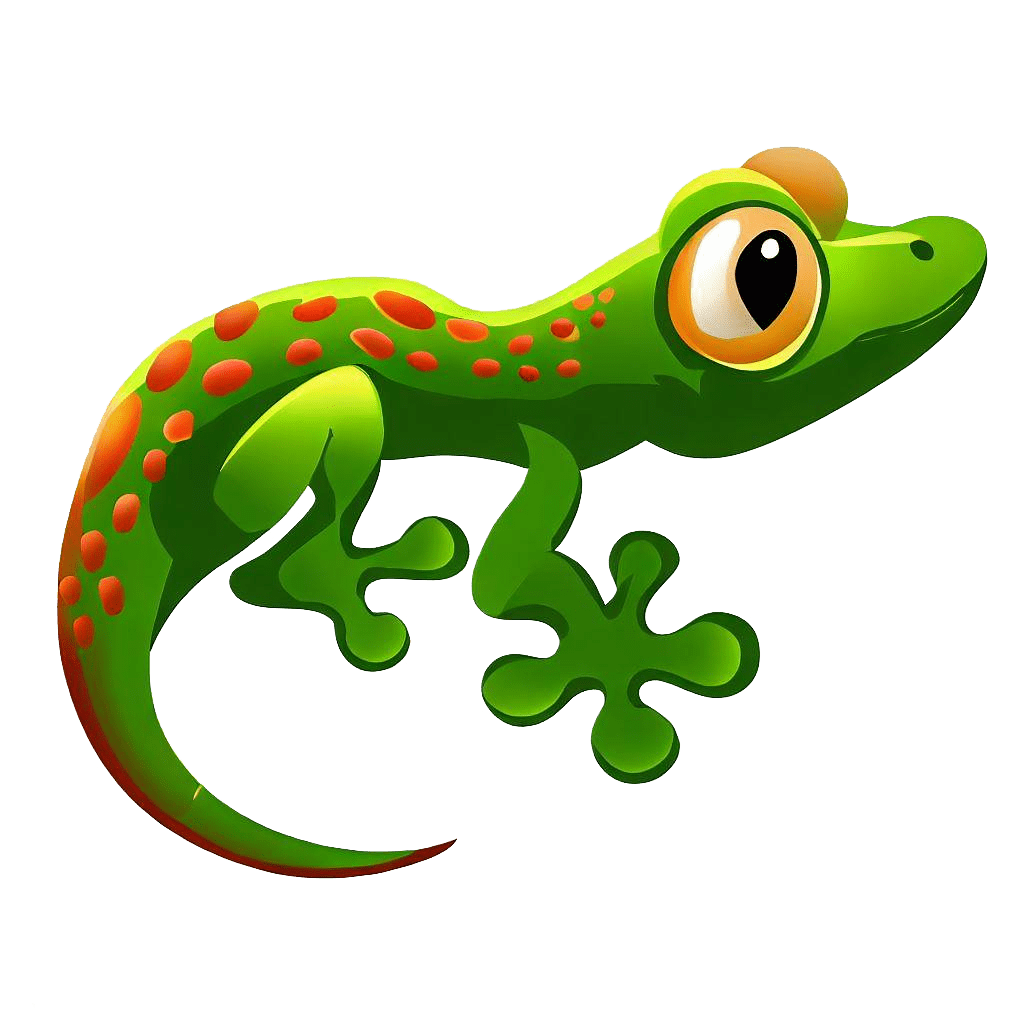 Gecko Transparent Clip Art