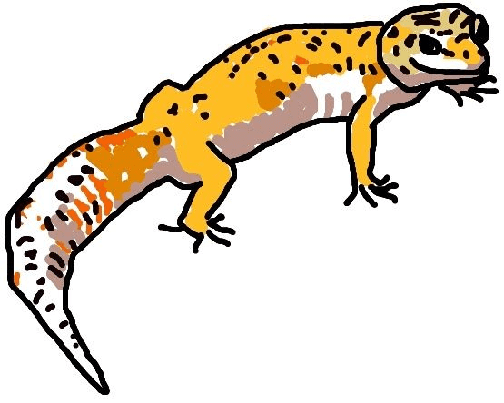 Leopard Gecko Clipart Image