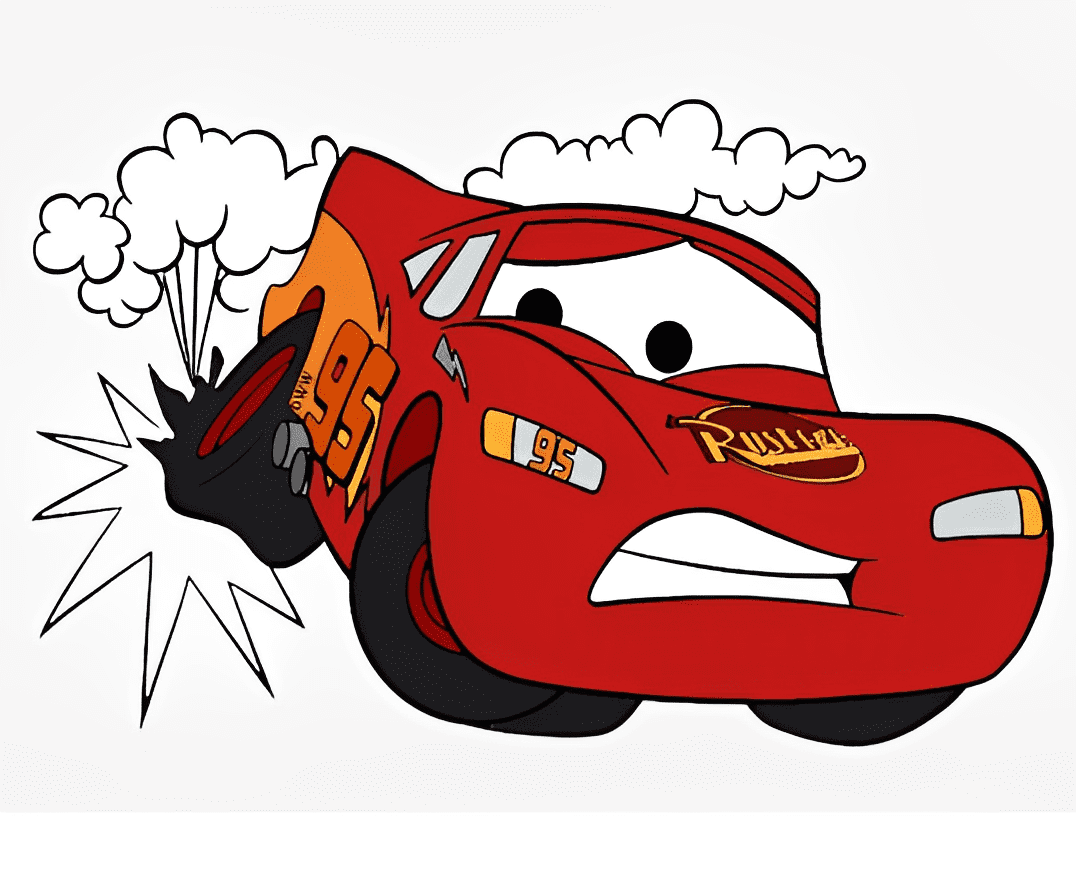Lightning McQueen Clipart Free Image