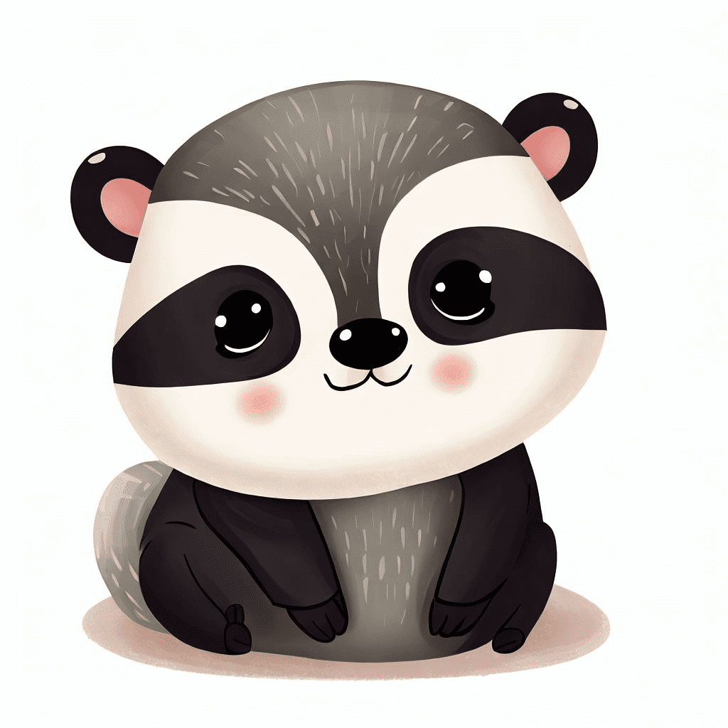 Clipart of Badger