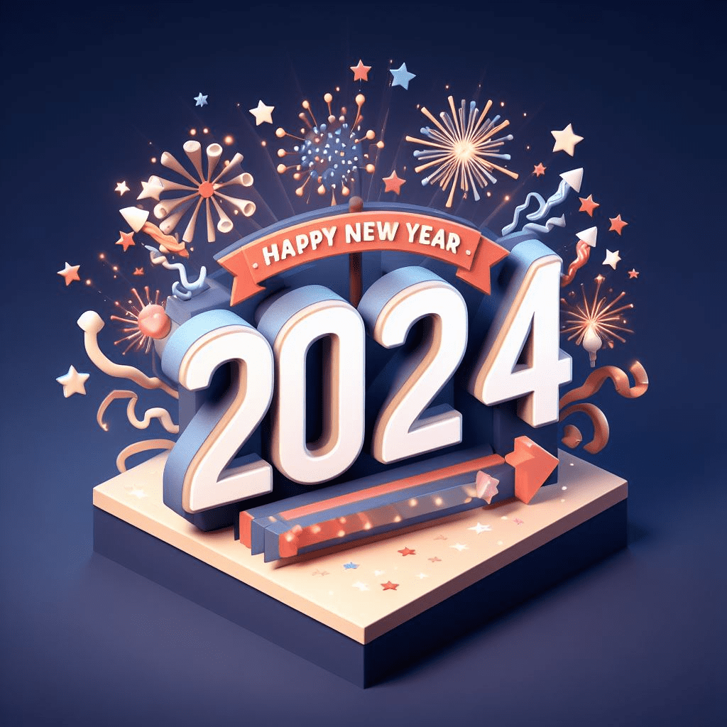 Happy New Year 2024 Free Png Images