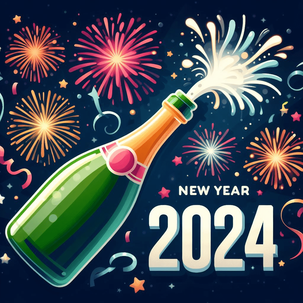 New Year 2024 Clipart