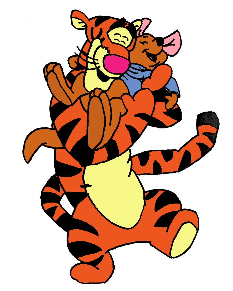 Tigger and Roo Clipart