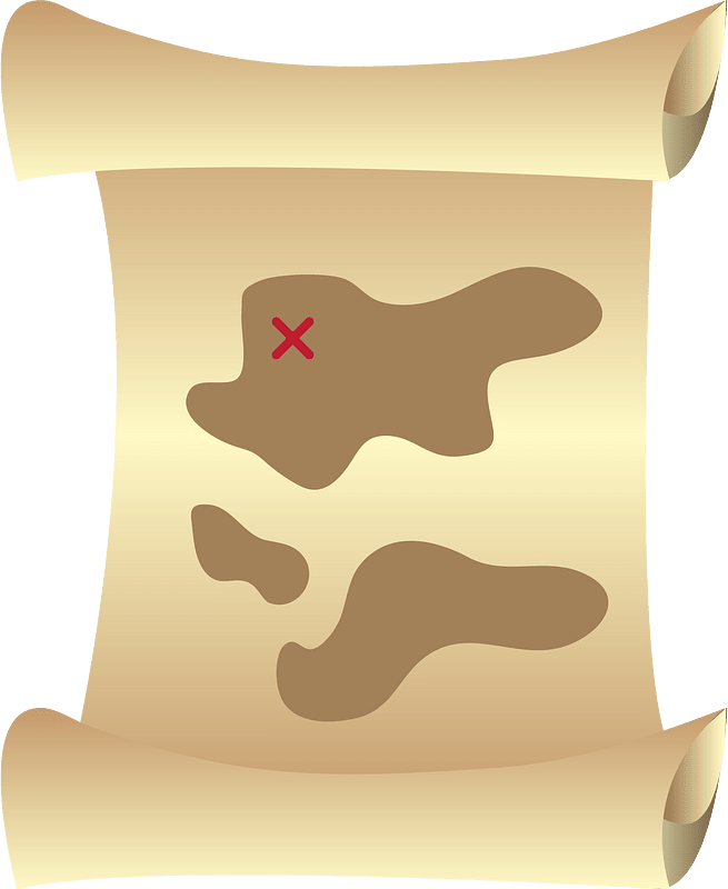 Treasure Map Clipart Transparent