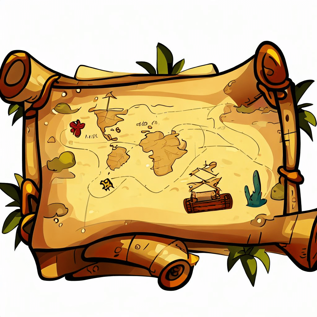 Treasure Map Free Clipart