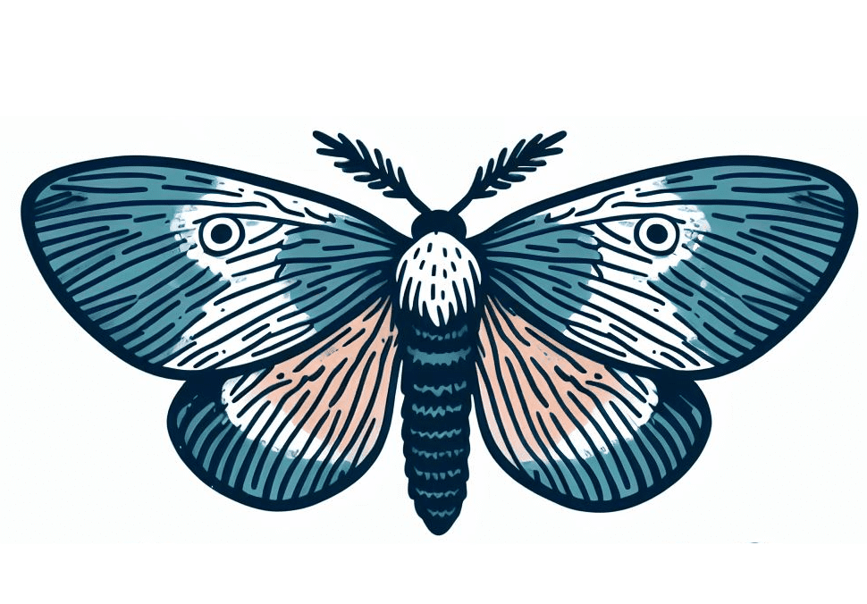 Beautiful Moth Clipart